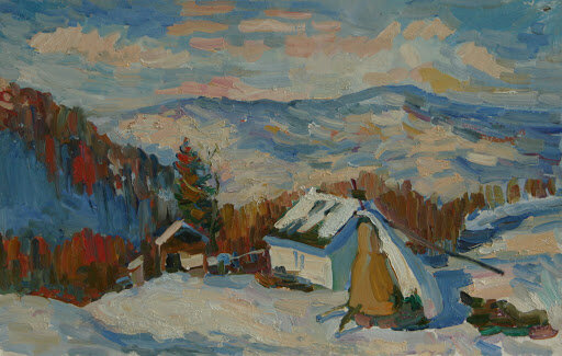 Near the haystack