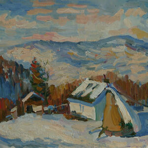 Near the haystack