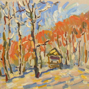 Gazebo in the woods