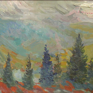 Sunrise in the mountains