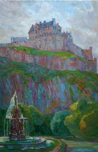 Fortress of Edinburgh. Scotland