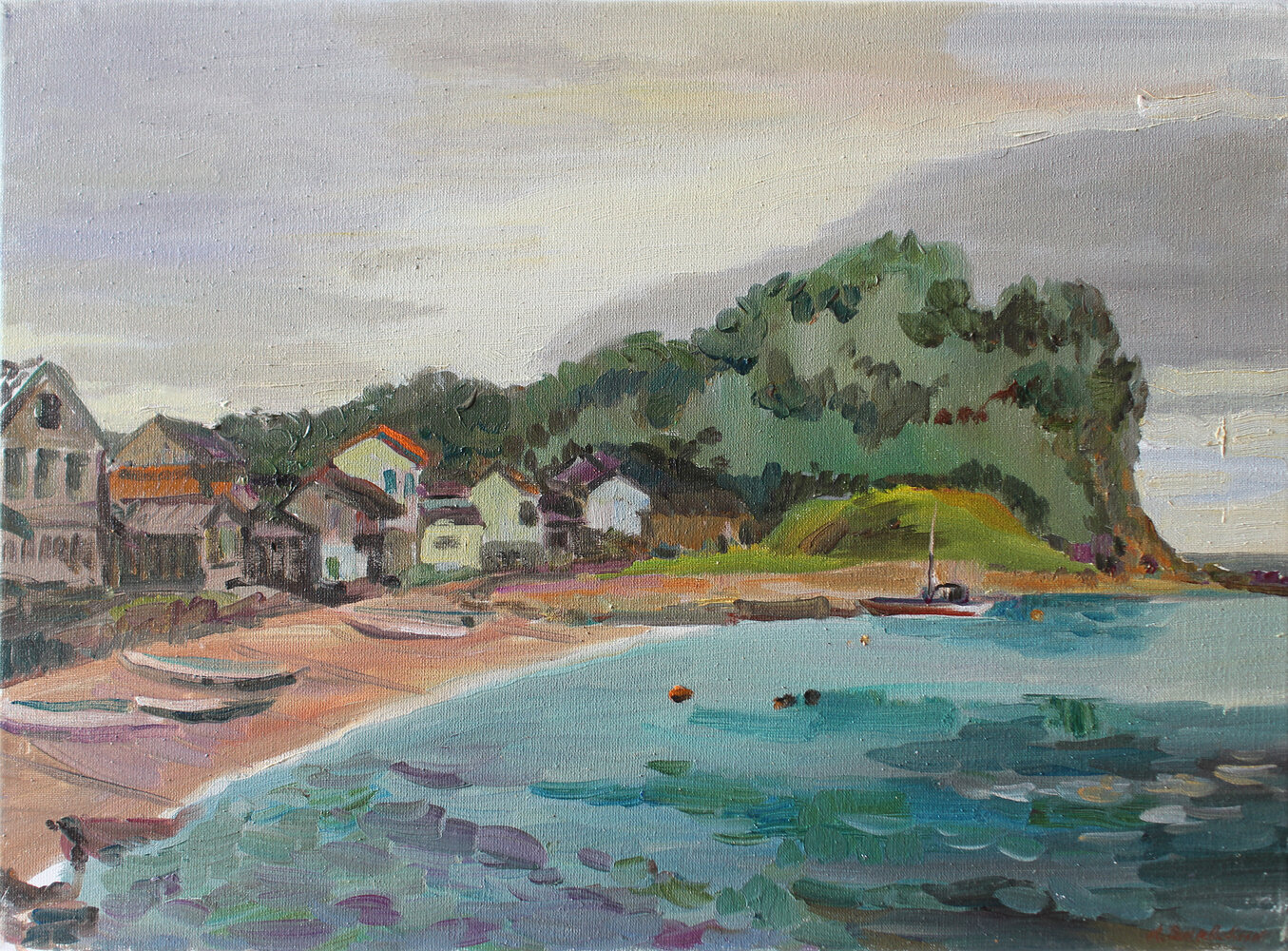 Village at the Sea of Japan