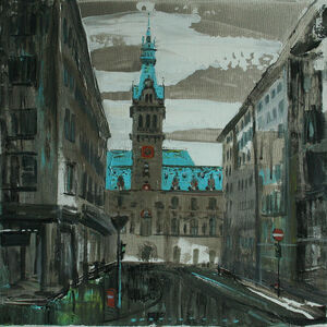Town hall of Hamburg