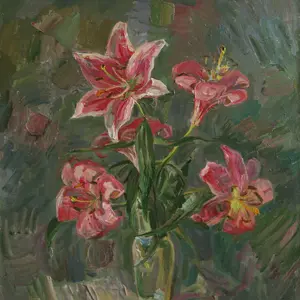 Pink lilies