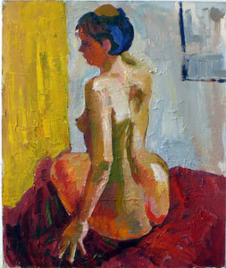 Thoughtful lady