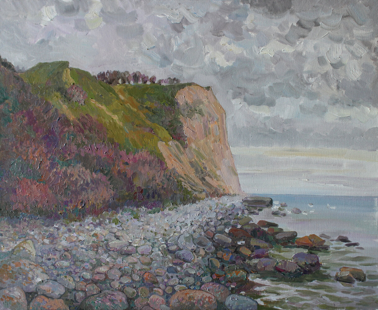 The coast of Ruegen island, Cape Arkona