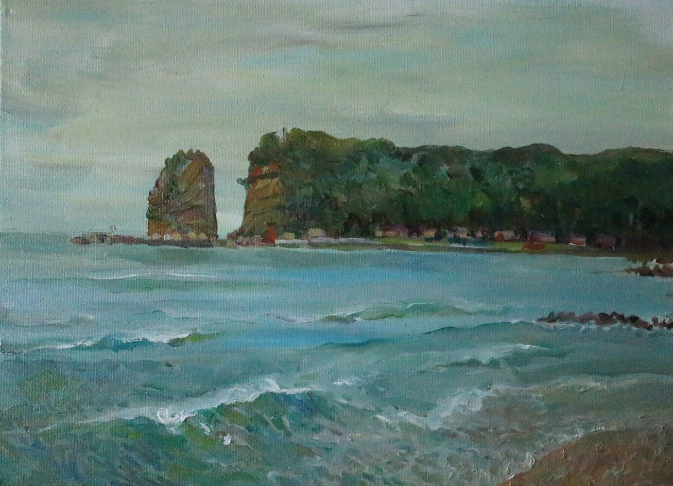The coast of Sea of Japan